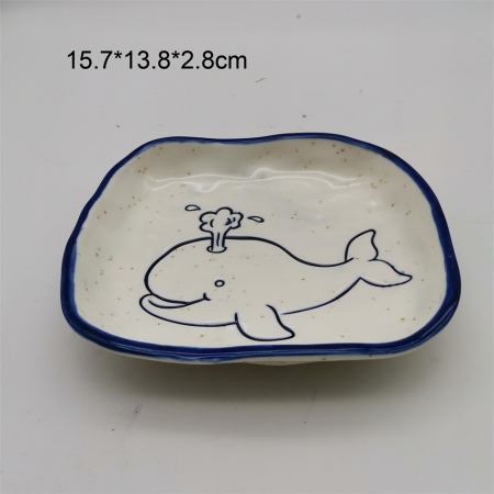 CERAMIC OCEAN PLATE